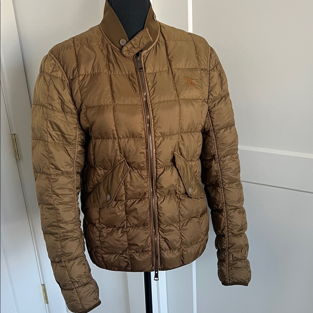 Burberry Brit Down Brown Quilted Jacket - Picture 3 of 7